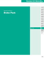 BRAKE PACK: STANDARD AC MOTORS
